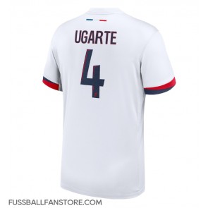 Paris Saint-Germain Manuel Ugarte #4 Replik Auswärtstrikot 2024-25 Kurzarm